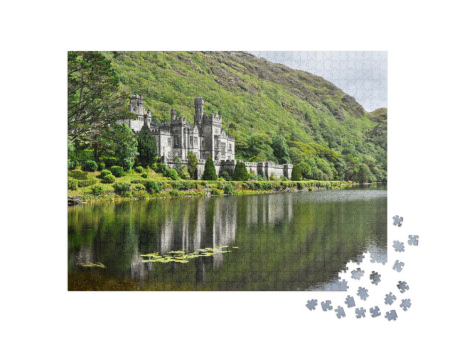 Puzzel 1000 stukjes „Kylemore Abbey, Galway, Ierland“