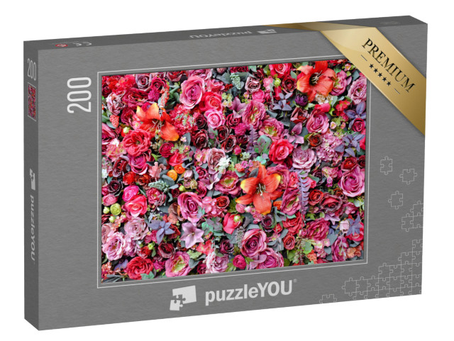 Puzzel 200 stukjes „Rozen en lelies“