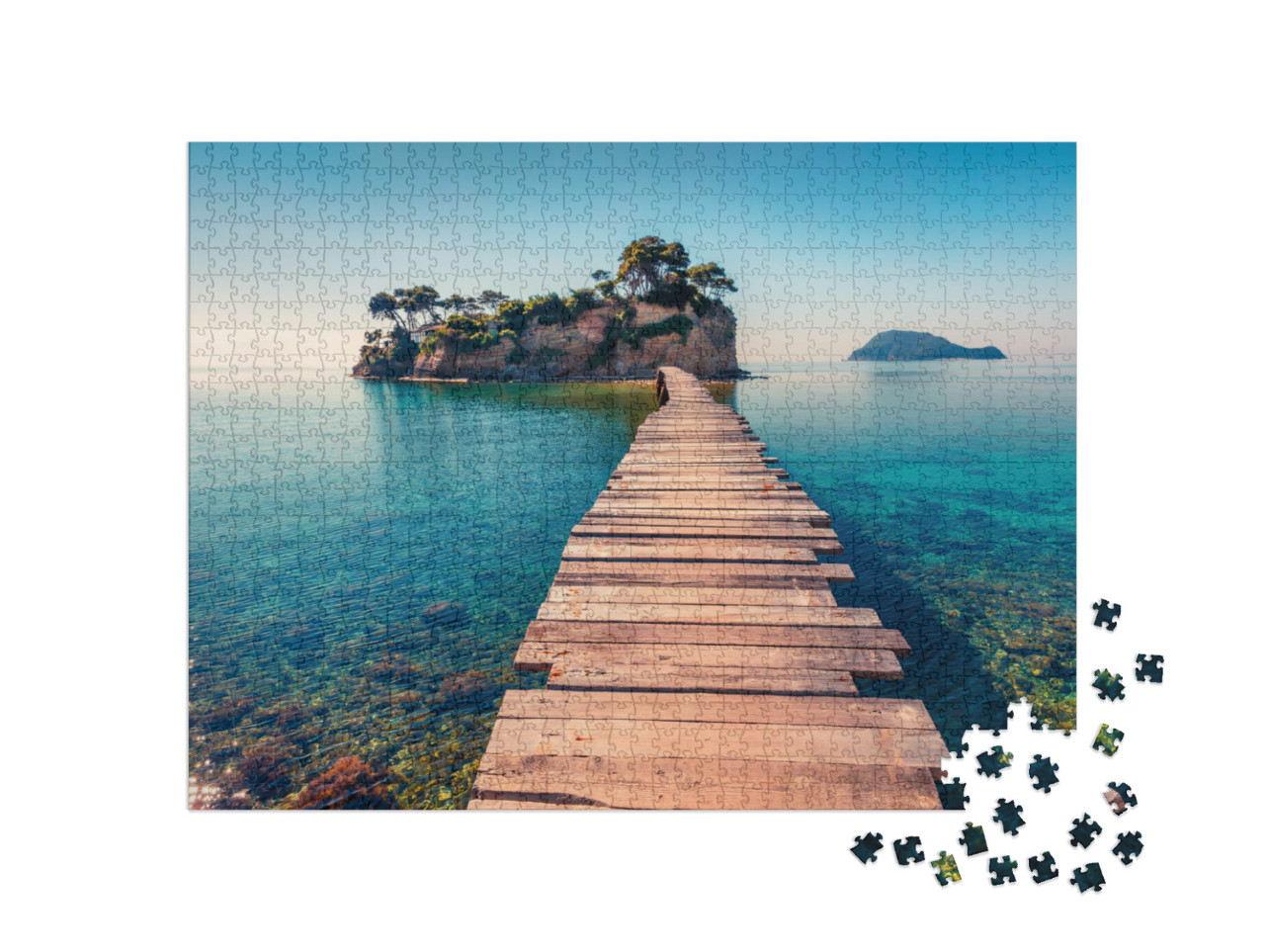 Puzzel 1000 stukjes „Cameo-eiland, Zakinthos, Griekenland“