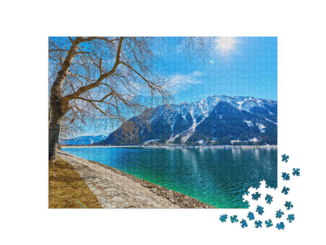 Puzzel 1000 stukjes „Achensee meer in de Oostenrijkse Alpen“