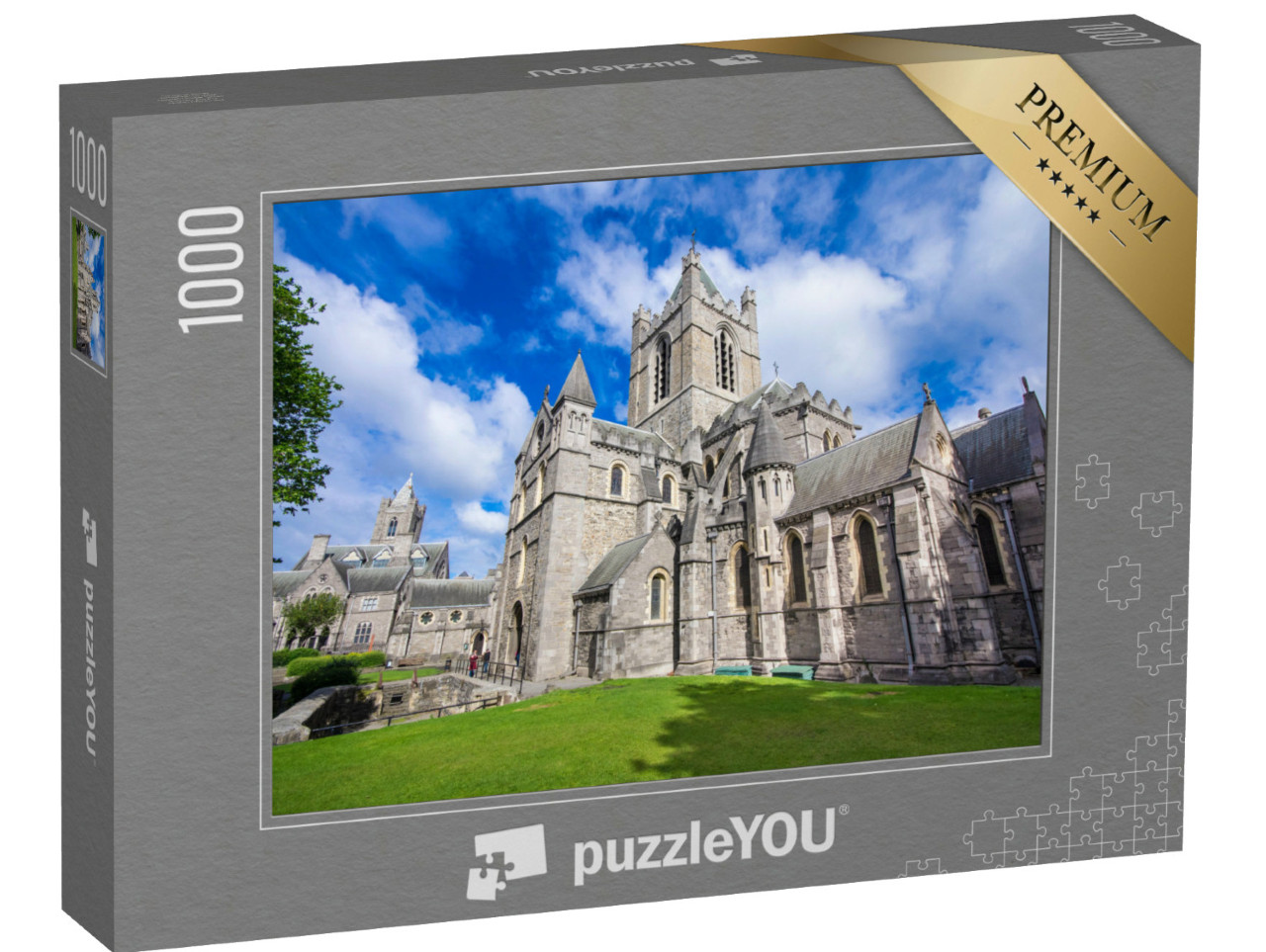 Puzzel 1000 stukjes „Dublin: Prachtige Christ Church Cathedral, Ierland“