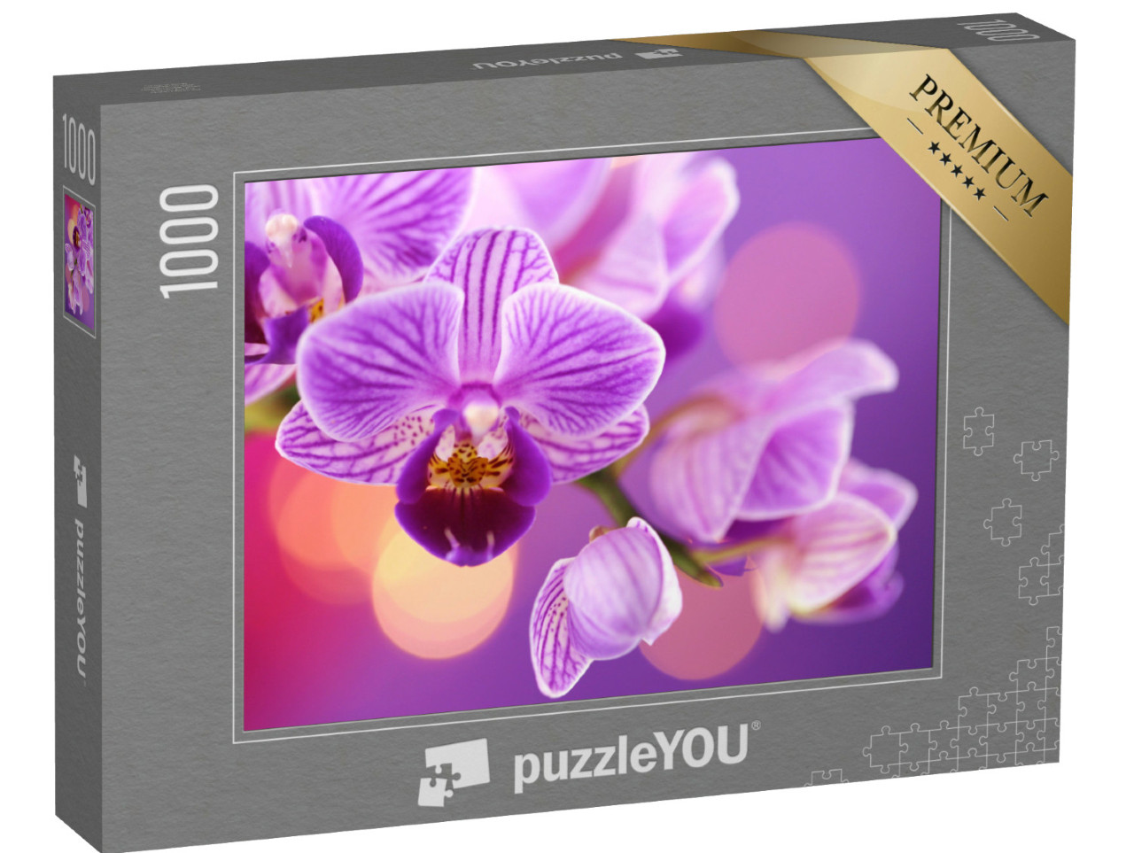 Puzzel 1000 stukjes „Een orchidee“