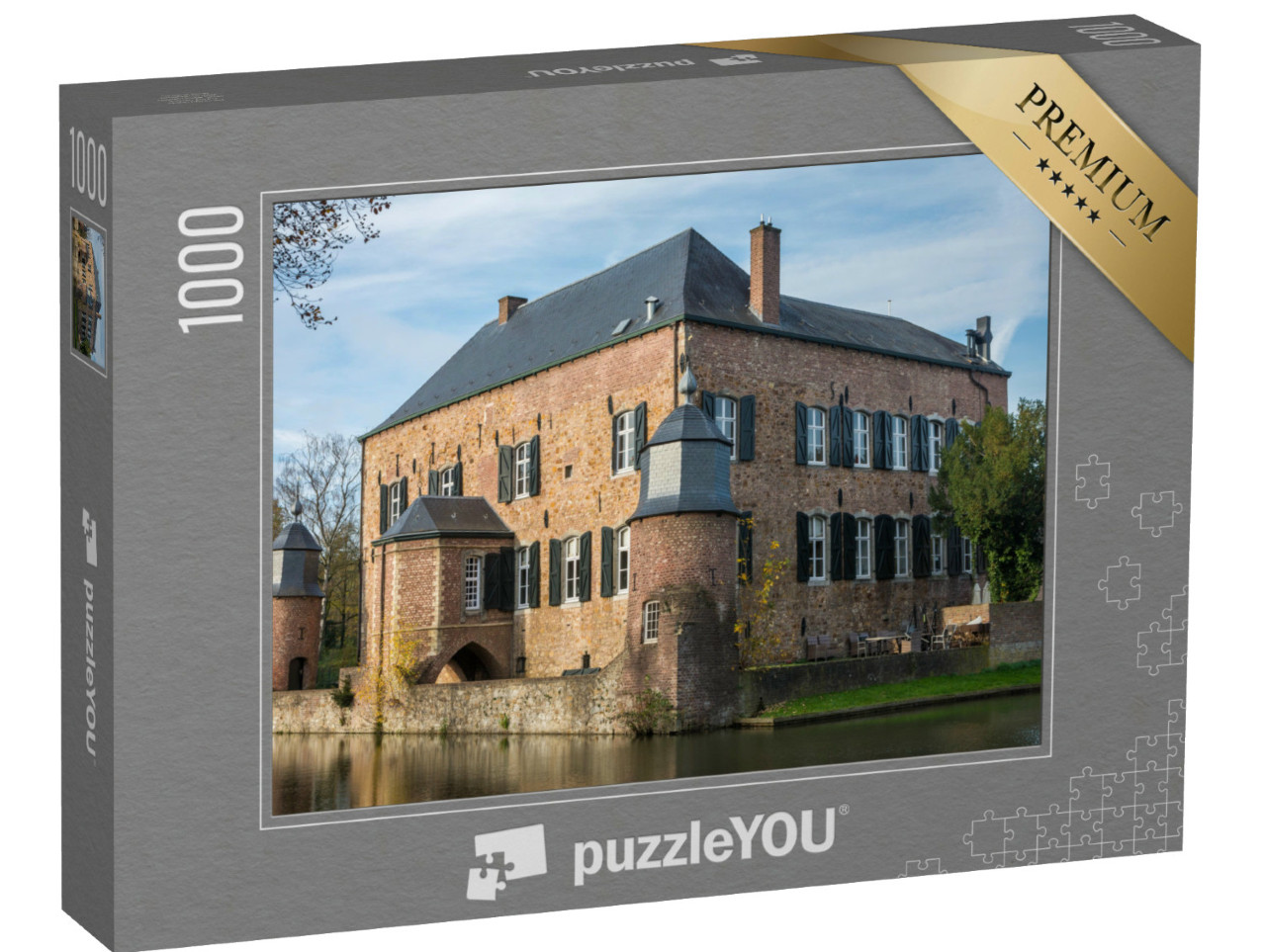 Puzzel 1000 stukjes „Kasteel Erenstein in Kerkrade, Provincie Limburg“