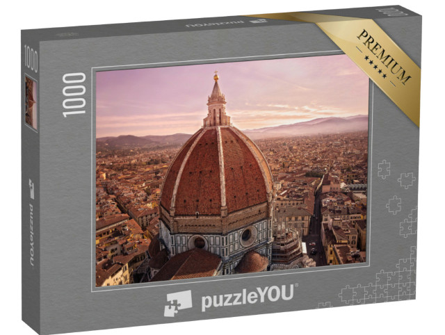 Puzzel 1000 stukjes „Koepel van de kathedraal van Florence, Italië“