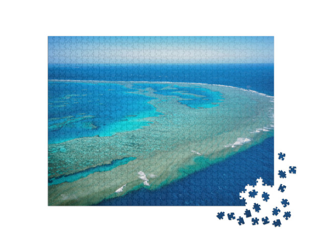 Puzzel 1000 stukjes „Adembenemend Groot Barrièrerif, Australië“