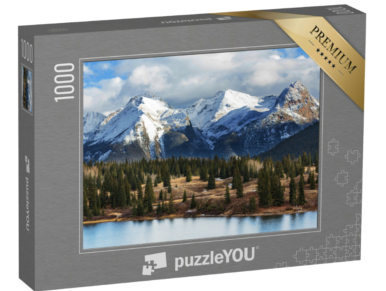 Puzzel 1000 stukjes „Berglandschap van de Colorado Rocky Mountains, VS“