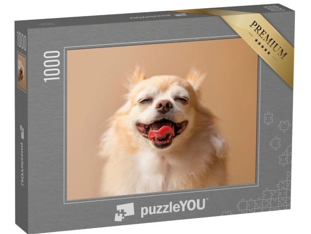 Puzzel 1000 stukjes „Bruine chihuahua“