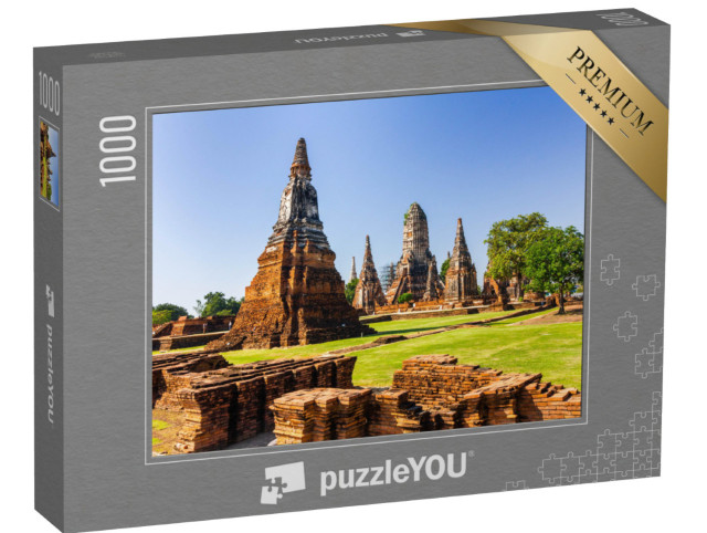 Puzzel 1000 stukjes „Wat Mahathat, UNESCO werelderfgoed, oude hoofdstad van Sukhothai, Thailand“