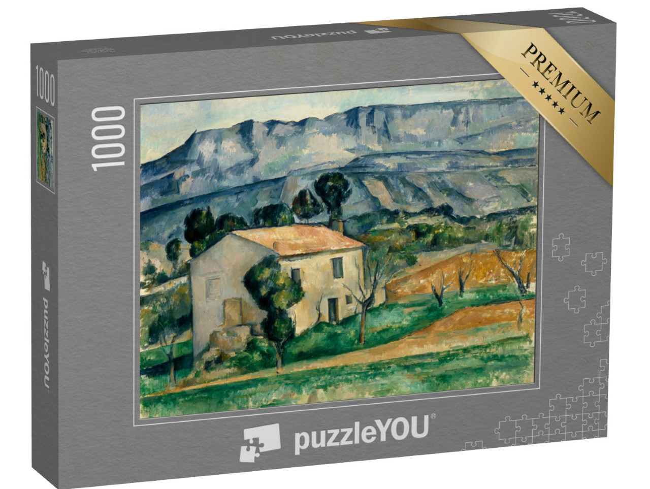 Puzzel 1000 stukjes „Paul Cézanne - Huis in de Provence“