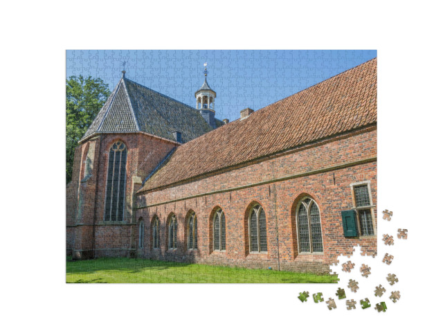 Puzzel 1000 stukjes „Historisch klooster in Ter Apel“