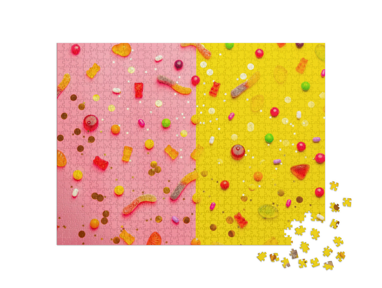Puzzel 1000 stukjes „Diverse geleibaby's“