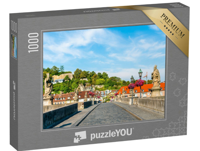 Puzzel 1000 stukjes „Oude hoofdbrug in Würzburg, Beieren“