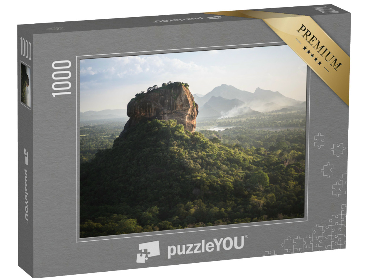 Puzzel 1000 stukjes „De adembenemende leeuwenrots Sigiriya in Sri Lanka“