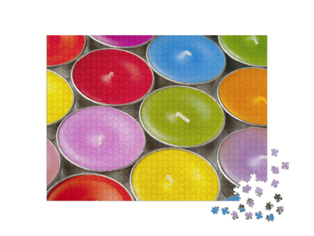 Puzzel 1000 stukjes „Kaarsvlam“