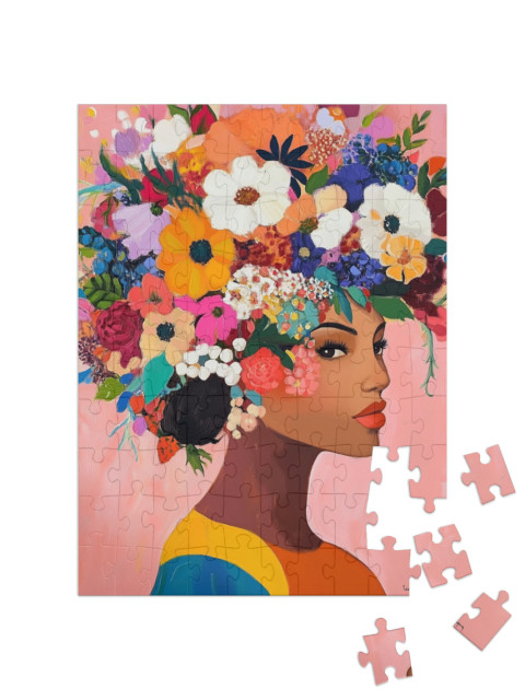 Puzzel 100 stukjes „Liefde bloeit op mij“