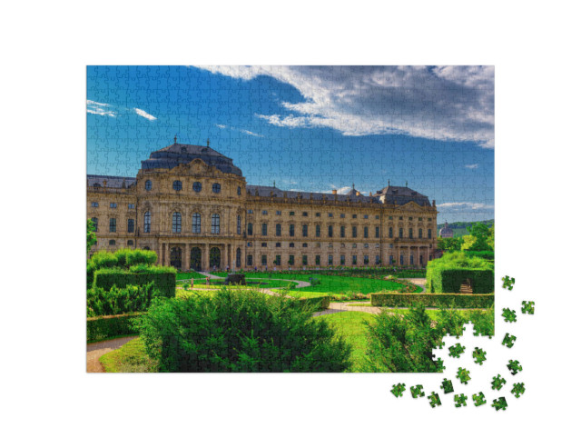 Puzzel 1000 stukjes „De residentie in Würzburg, Duitsland“