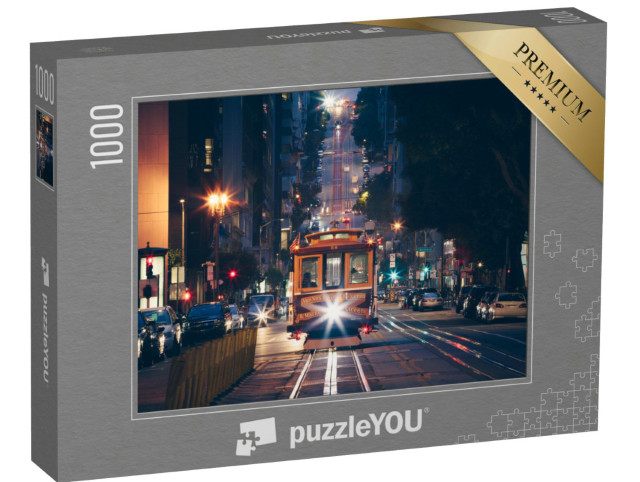 Puzzel 1000 stukjes „San Francisco kabelbaan“