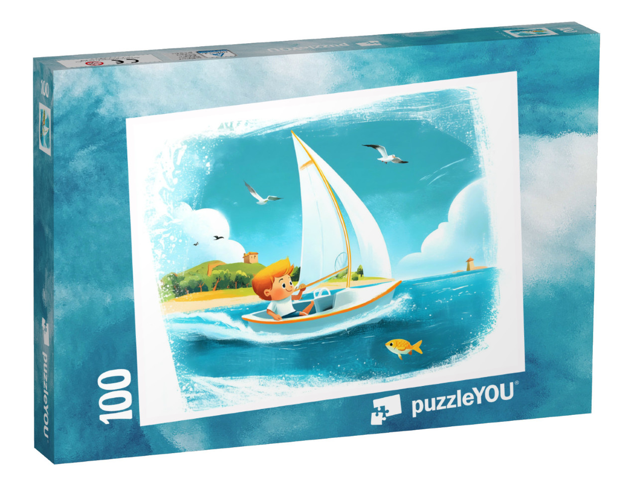 Puzzel 100 stukjes „Volle kracht vooruit!“