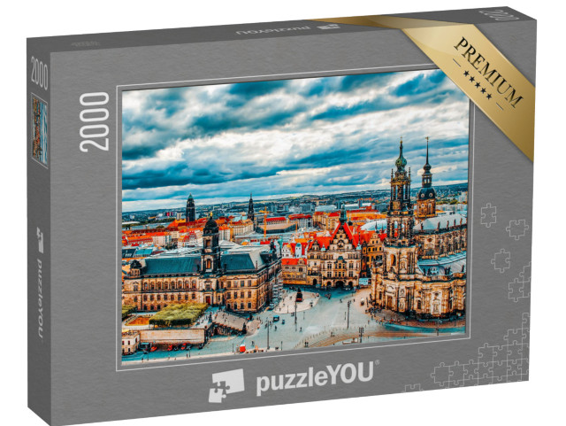 Puzzel 2000 stukjes „Historisch centrum van de oude stad van Dresden“