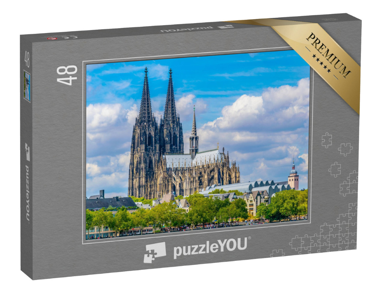Puzzel 48 stukjes „Prachtige kathedraal in Keulen, Duitsland“