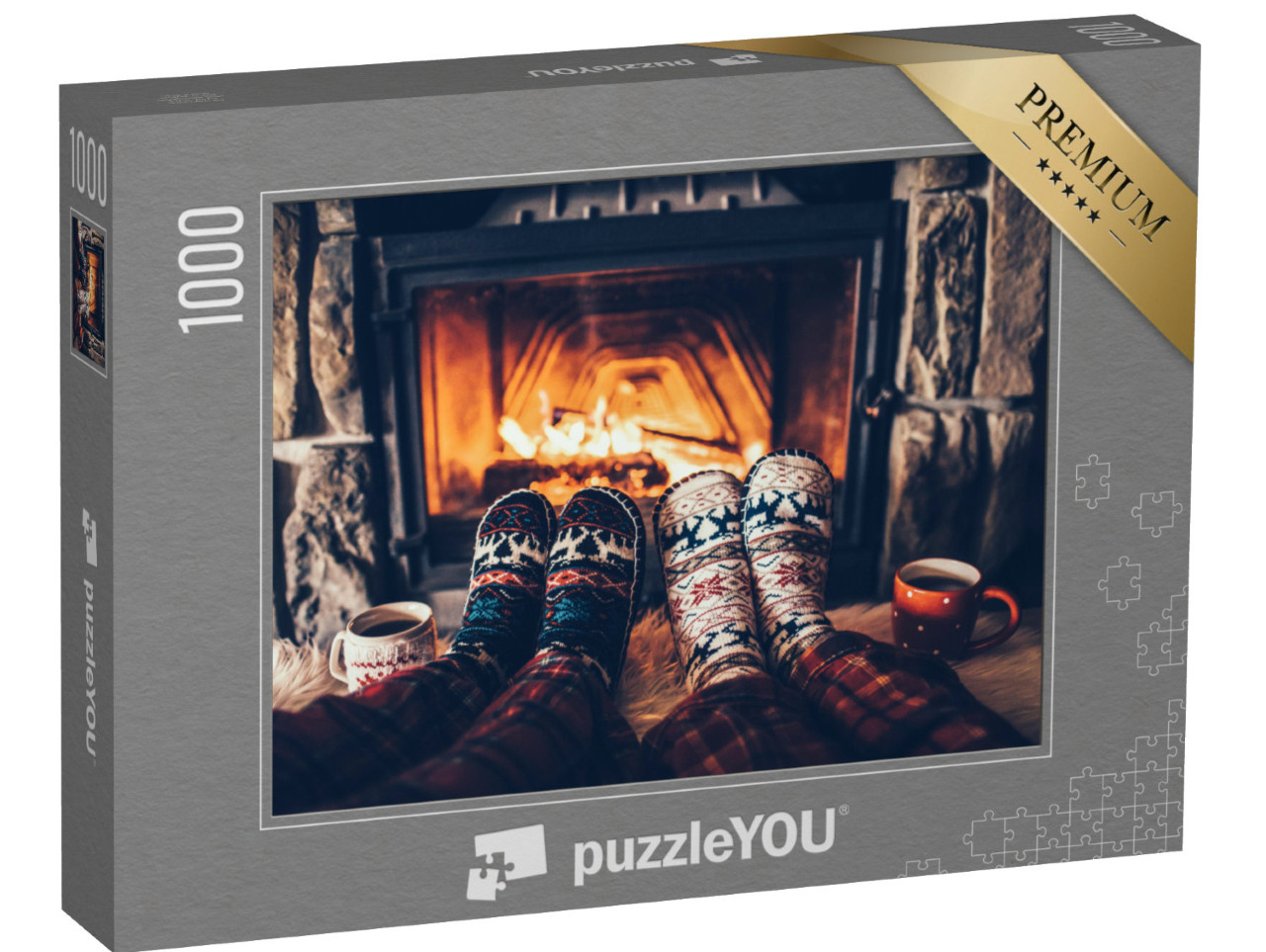 Puzzel 1000 stukjes „Kerstmis is net om de hoek“