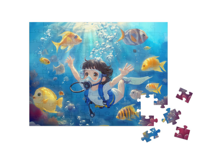 Puzzel 100 stukjes „Een dag in de oceaan“