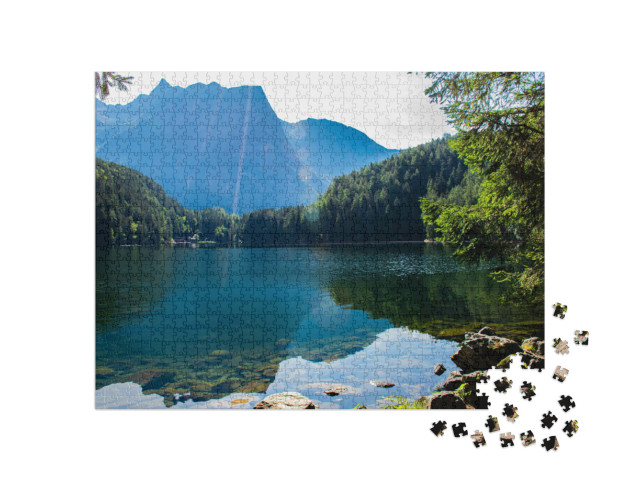 Puzzel 1000 stukjes „Piburger See in het Ötztal“