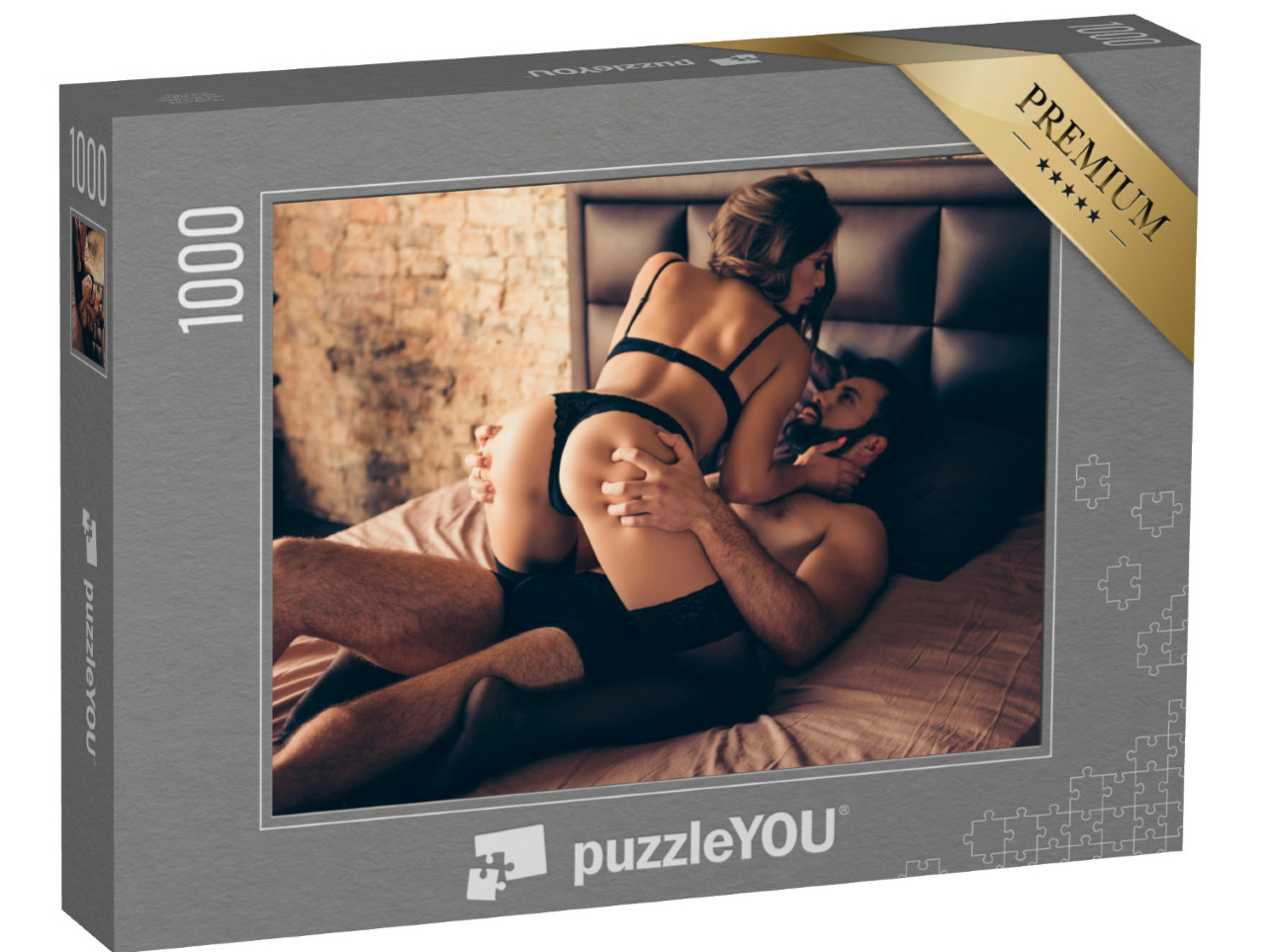 Puzzel 1000 stukjes „Erotische fotografie: Vrijende paren“