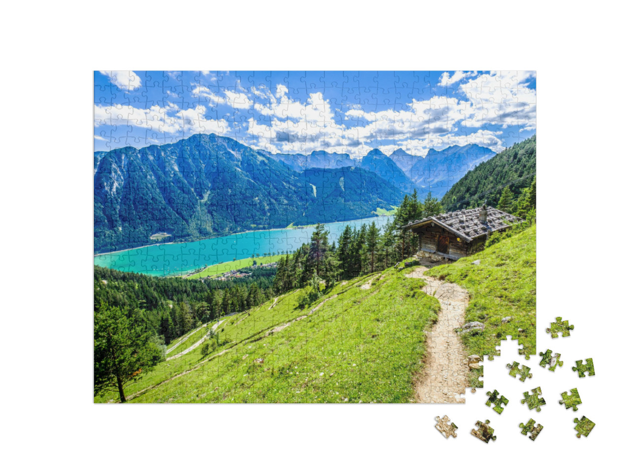 Puzzel 500 stukjes „Achensee in Oostenrijk“