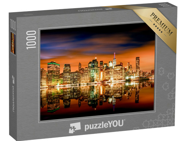 Puzzel 1000 stukjes „New York: Skyline met Brooklyn en Manhattan“