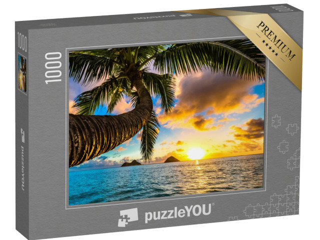 Puzzel 1000 stukjes „Zonsopgang boven Hawaï“