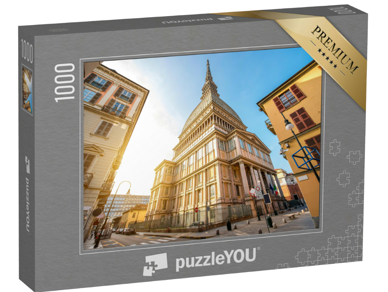 Puzzel 1000 stukjes „Het Museum Mole Antonelliana, het symbool van Turijn“