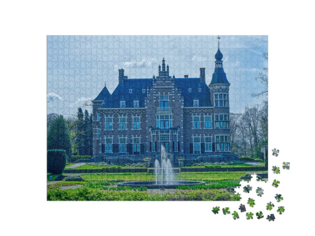 Puzzel 1000 stukjes „Historisch gebouw in het Glorieuxpark in Eindhoven“