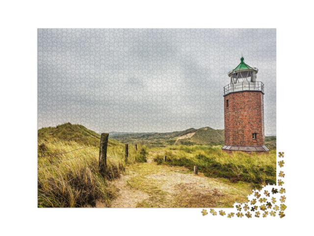 Puzzel 2000 stukjes „Vuurtoren in Kampen op het eiland Sylt“