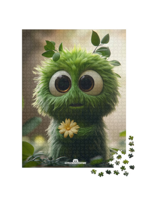 Puzzel 1000 stukjes „LITTLEMONSTERTIME: Leafy“