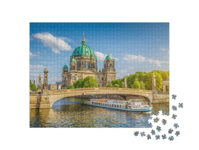 Puzzel 1000 stukjes „Berlijnse kathedraal op Museumeiland, Berlijn, Duitsland“