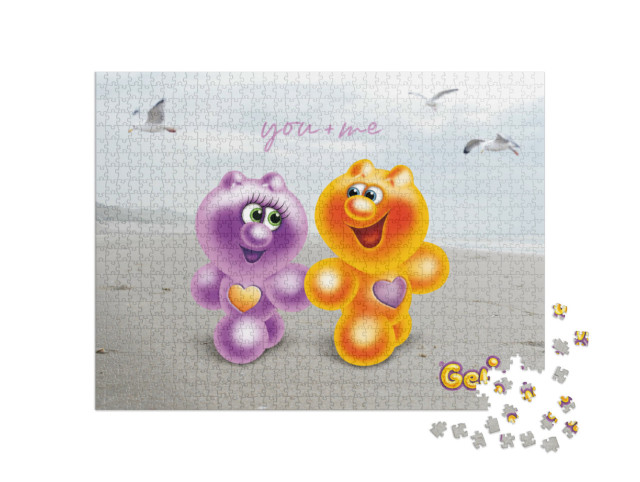 Puzzel 1000 stukjes „Gelini Jij + ik“