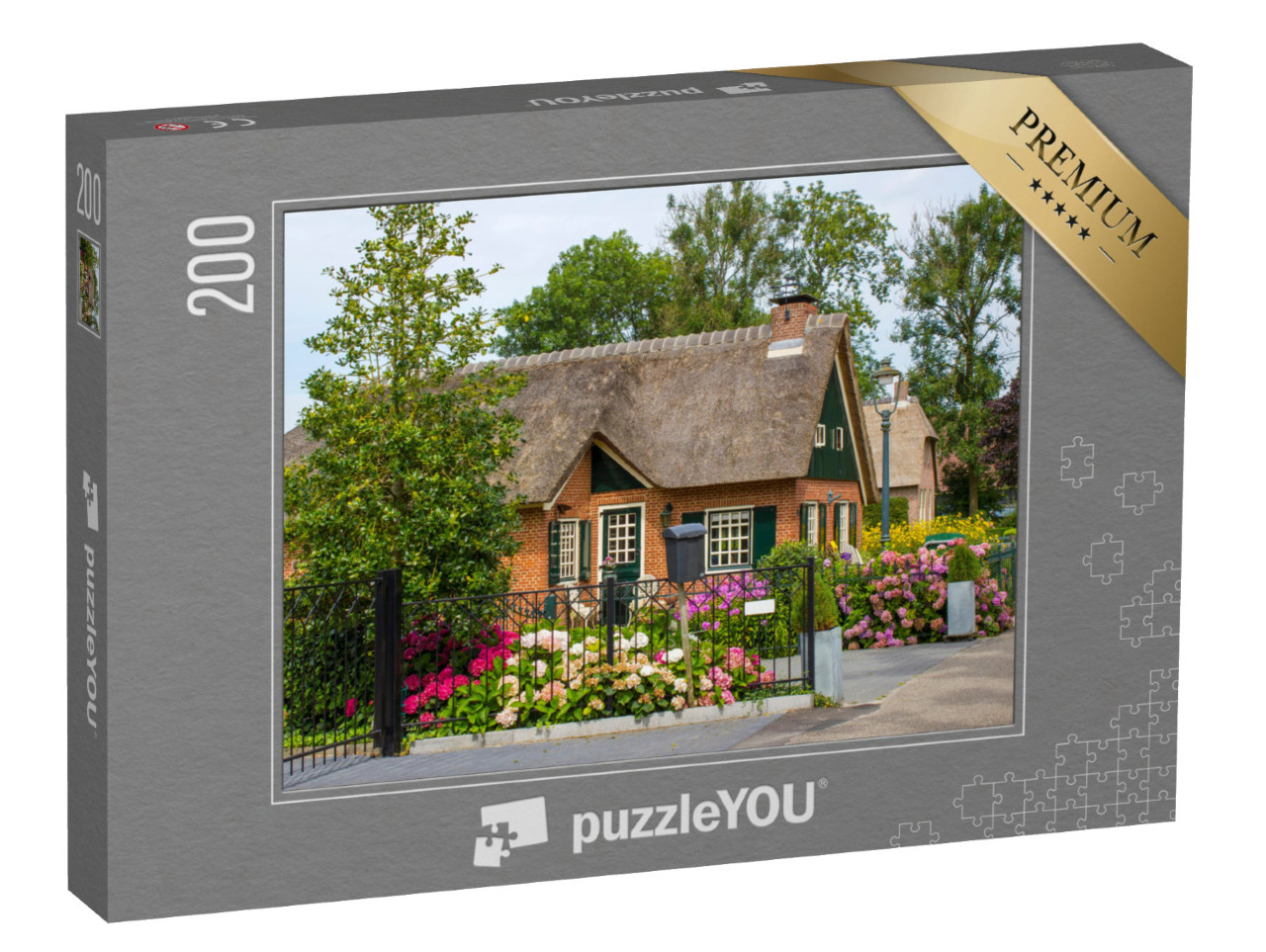 Puzzel 200 stukjes „Giethoorn, Nederland“