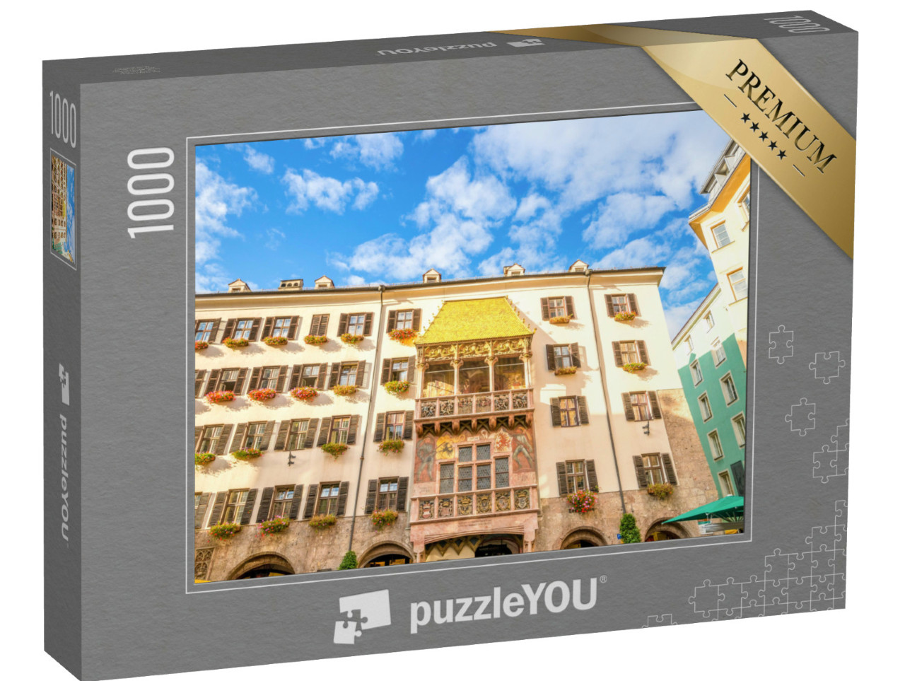 Puzzel 1000 stukjes „Gouden Dak, Innsbruck“