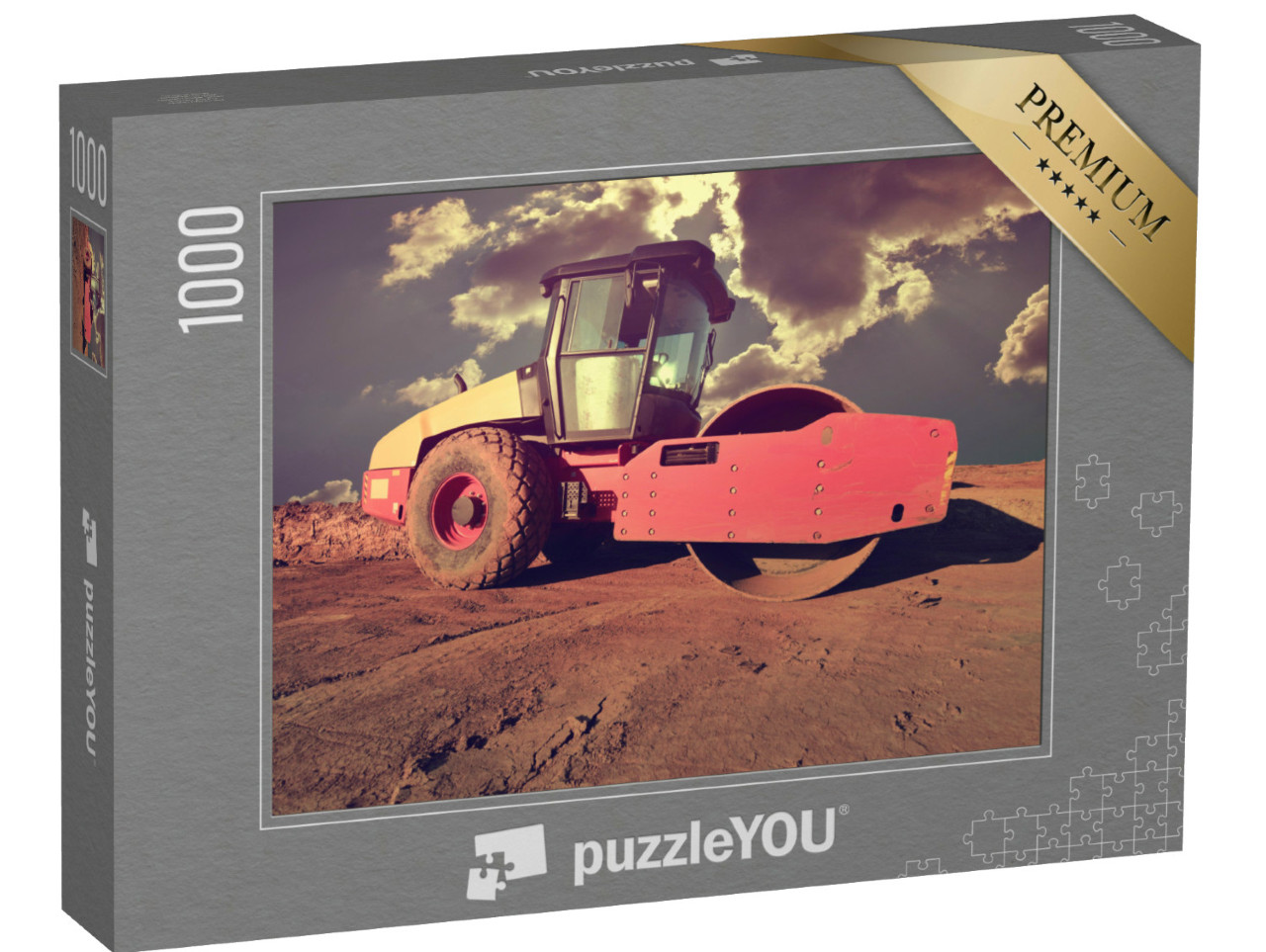 Puzzel 1000 stukjes „Bodemverdichter voor wegenbouw“