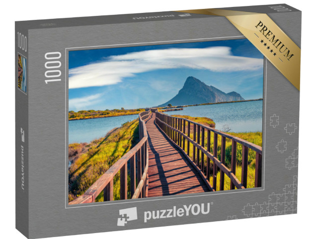 Puzzel 1000 stukjes „Zomer op het strand bij Spiaggia di Porto, Italië“