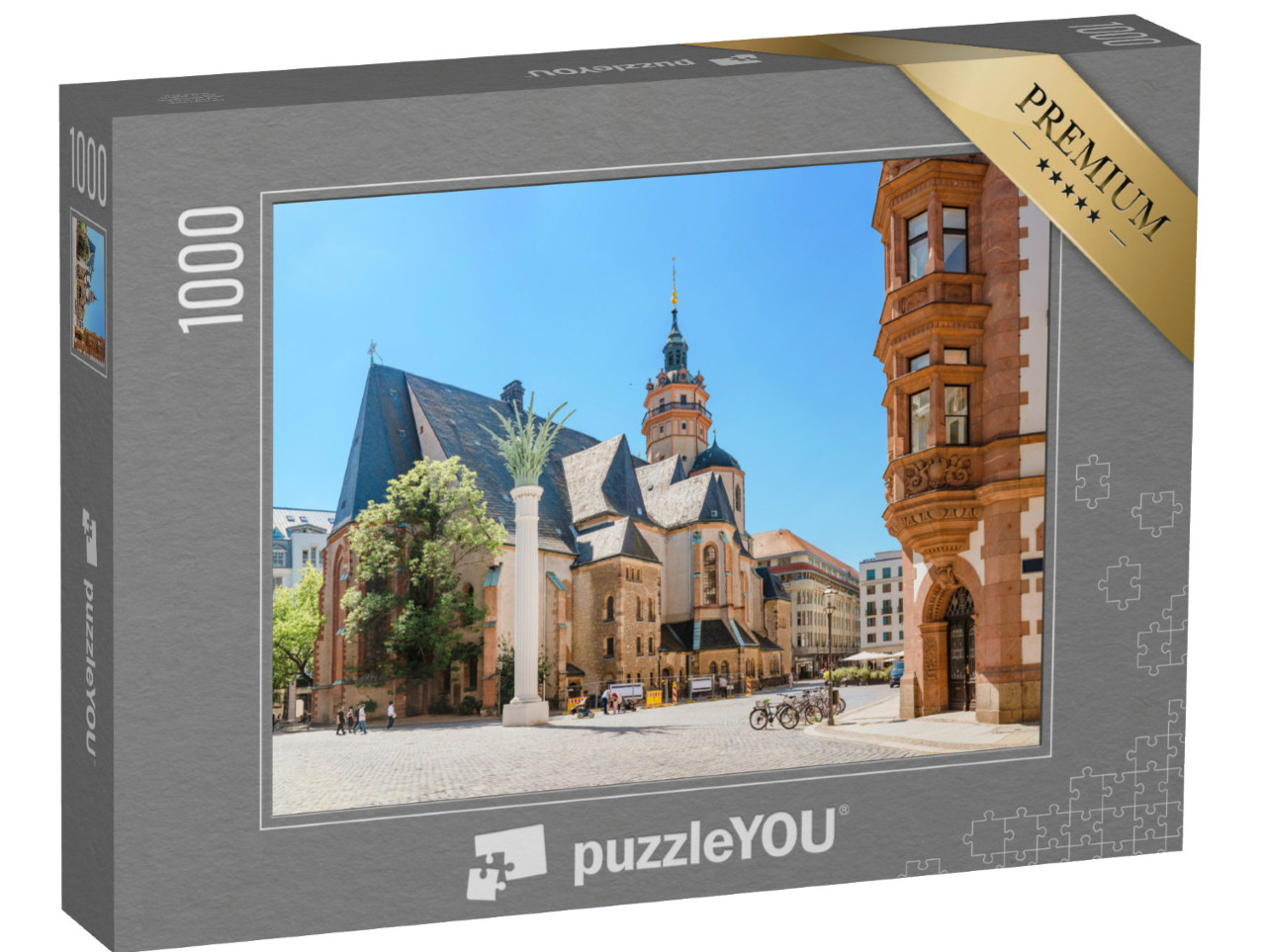 Puzzel 1000 stukjes „Nicolaaskerk, Leipzig, Duitsland“