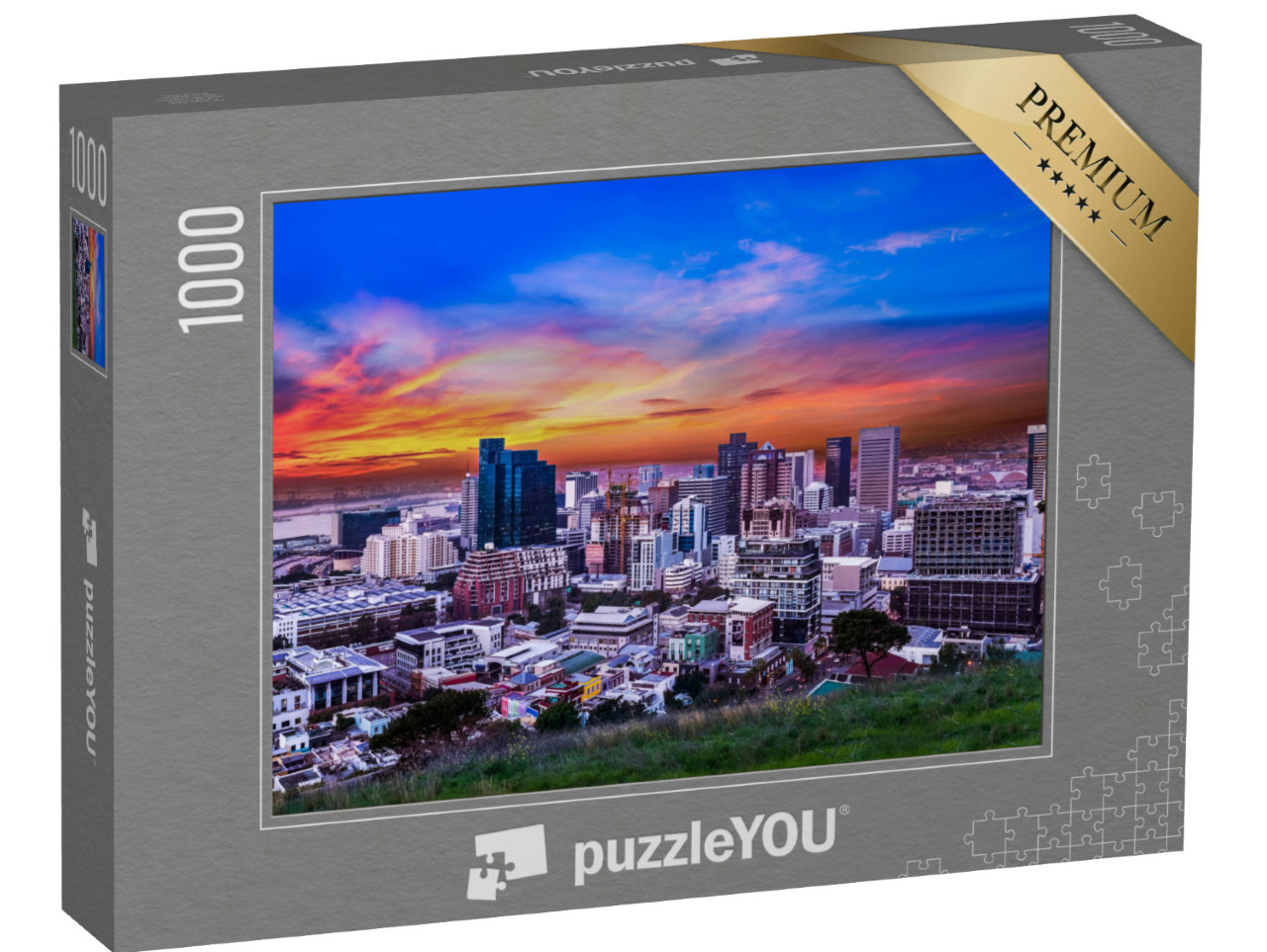 Puzzel 1000 stukjes „Kaapstad bij zonsondergang“