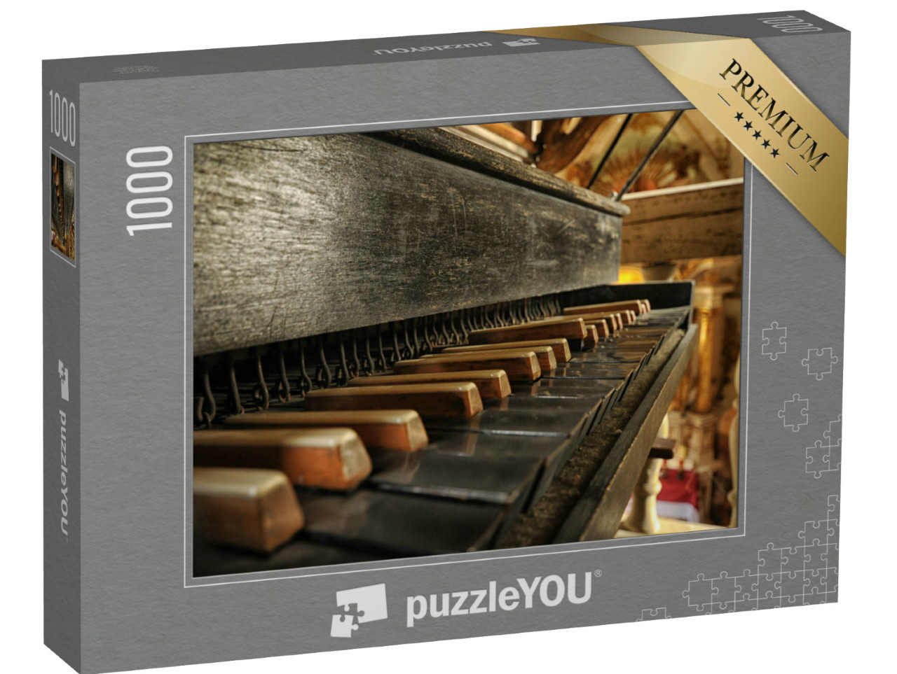 Puzzel 1000 stukjes „Klavier van een historisch orgel“