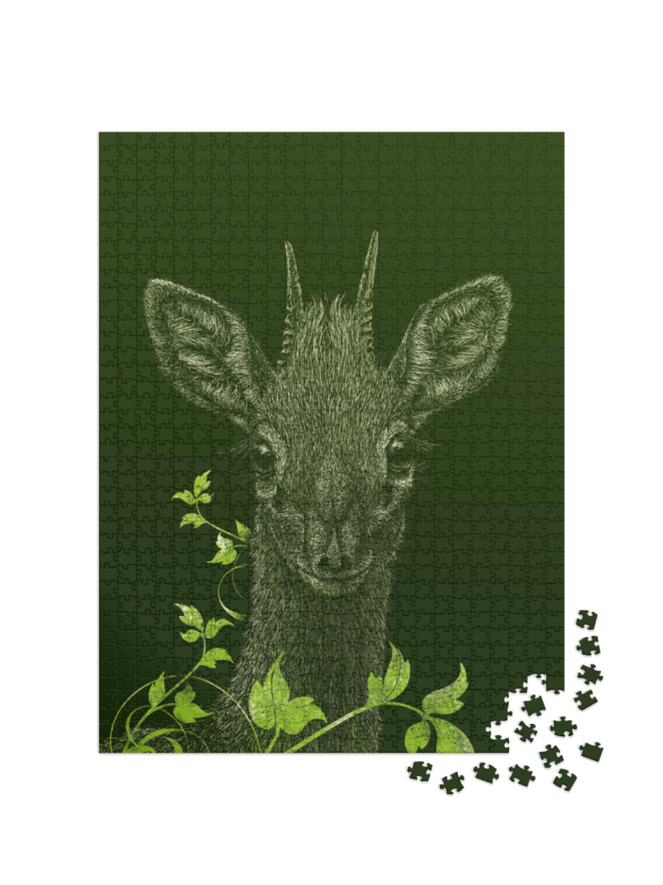 Puzzel 1000 stukjes „Dwergantilope“