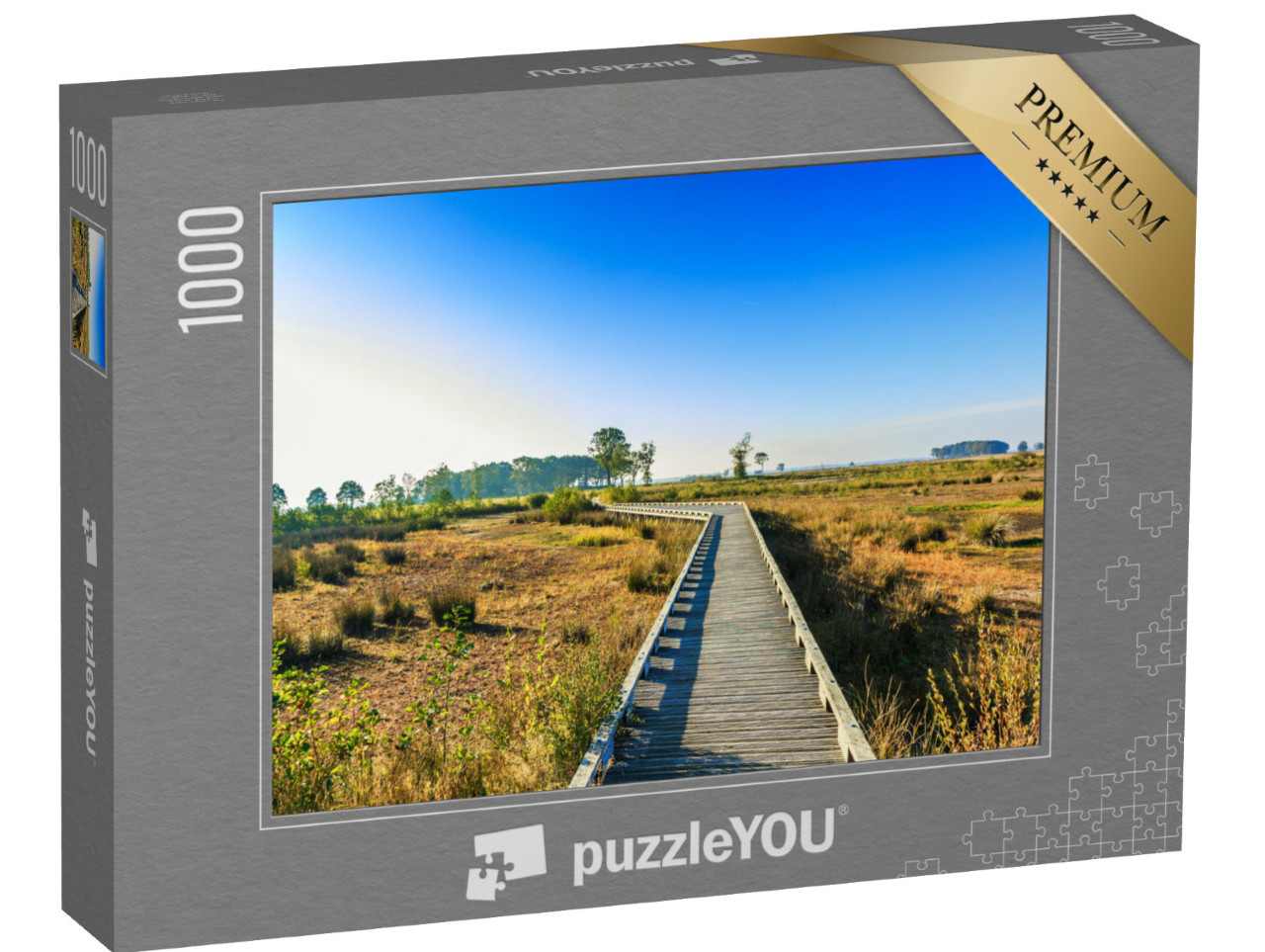 Puzzel 1000 stukjes „Het Nationaal Park Dwingelderveld in de Nederlandse provincie Drenthe“