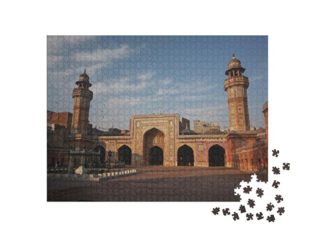 Puzzel 1000 stukjes „Architectuur van de Masjid Wazir Khan, Lahore“