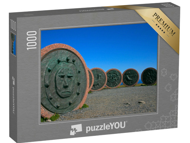 Puzzel 1000 stukjes „Monument voor de Kinderen van de Wereld, Noordkaap, Noorwegen“