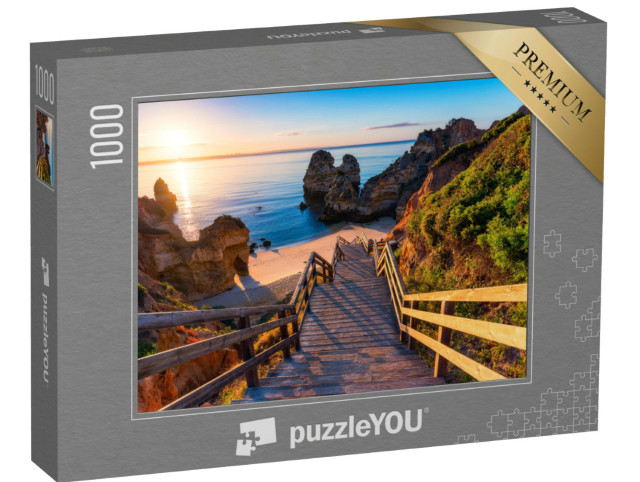 Puzzel 1000 stukjes „Zonsopgang in de Algarve, Portugal“