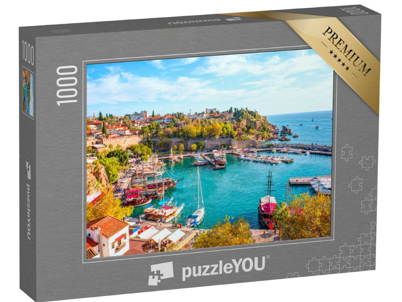 Puzzel 1000 stukjes „Oude stad van Kaleici in Antalya, Turkije“